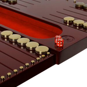 Porniture Backgammon - Burgundy